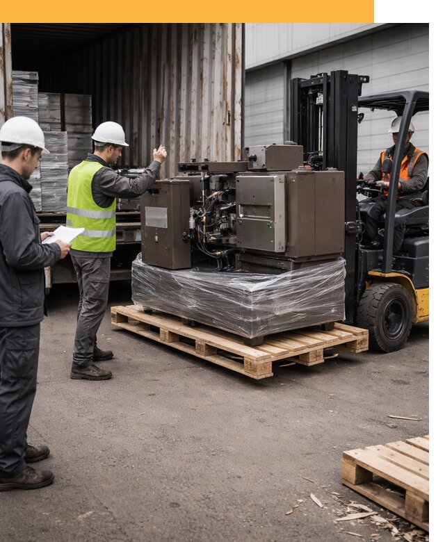 Доставка промышленного оборудования из Европы от 45464