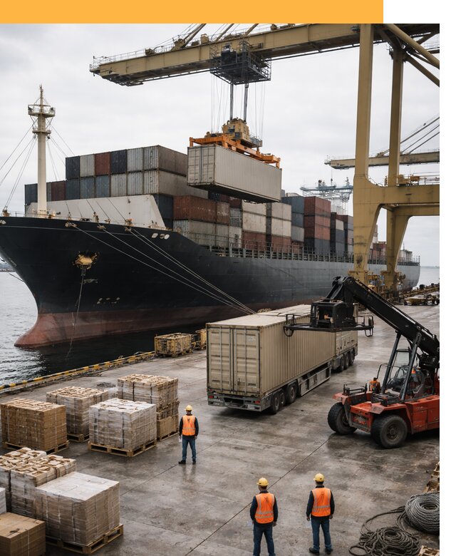 Морские перевозки из Индии: доставка FCL/LCL, таможня от 121236