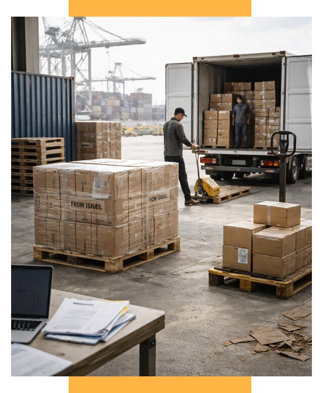 Доставка грузов из Израиля от 15155 р., логистика от СетСервис-Кнд