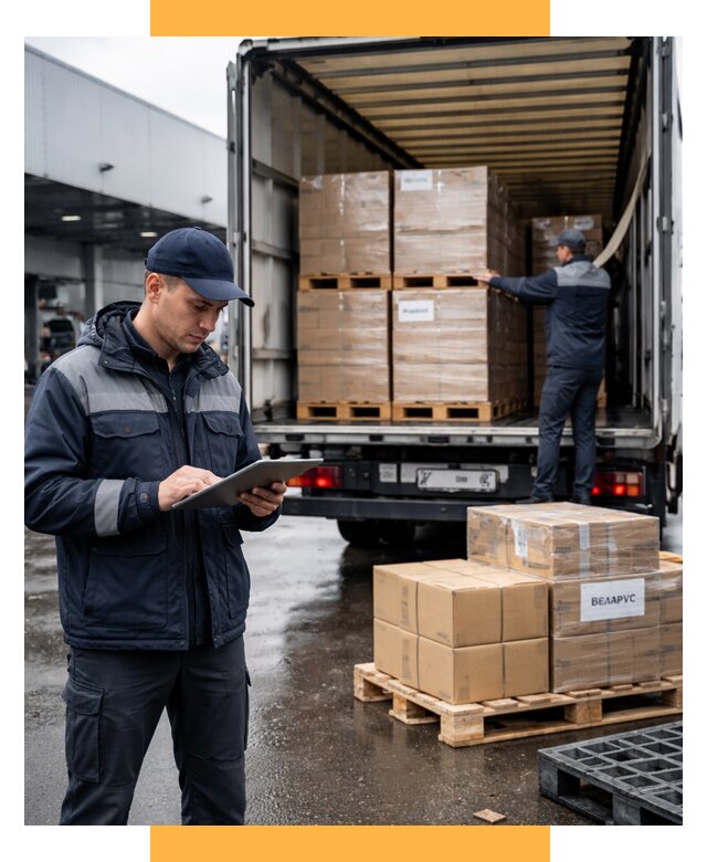 Доставка грузов из Беларуси от 15155 р. логистика СетСервис-Кнд