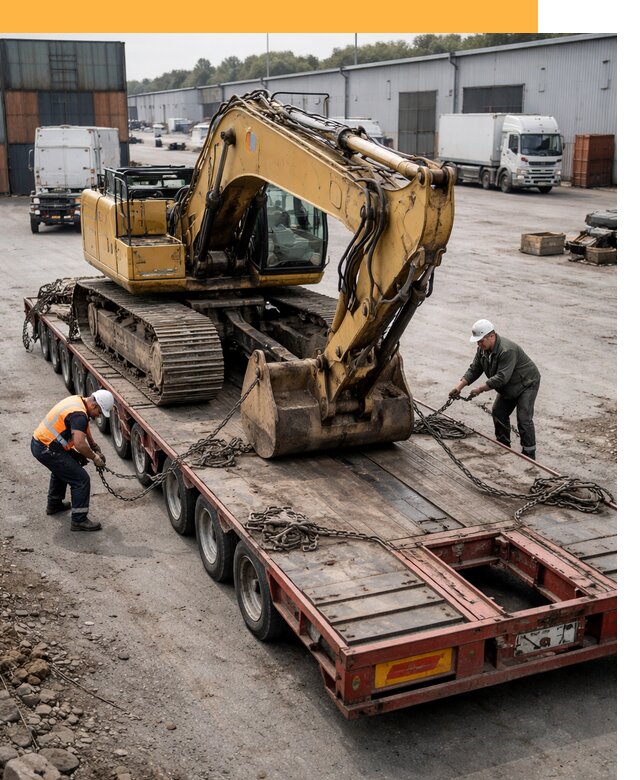 Перевозка спецтехники по России и миру от 45464 руб