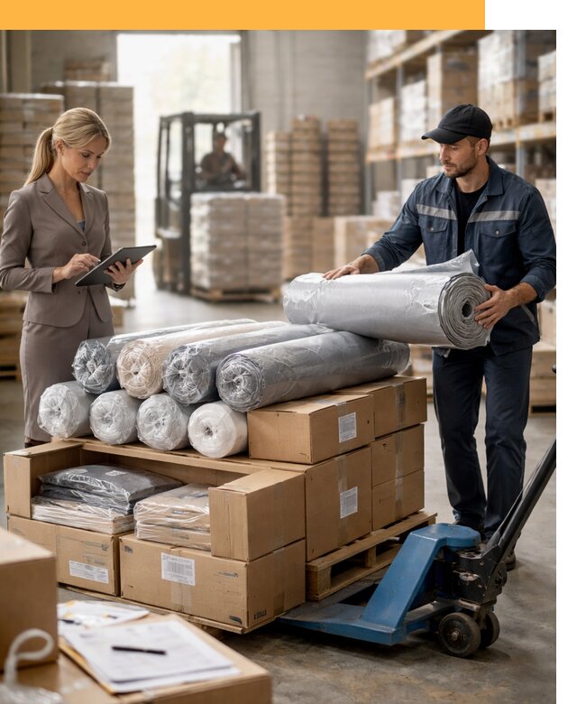 Перевозка текстиля по миру от 15155 руб. с таможней и страхованием