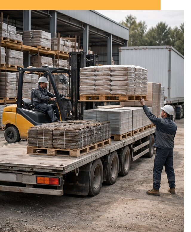 Перевозка строительных материалов по миру от 5557 руб