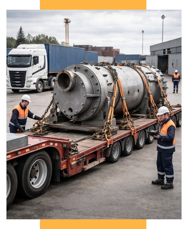 Перевозка тяжеловесных грузов под ключ от 151545 р. | СетСервис-Кнд