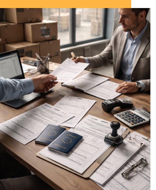 Таможенное оформление грузов из Европы от 8588 руб