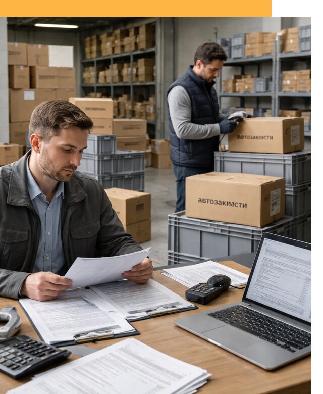 Таможенное оформление автозапчастей по выгодным тарифам от 8588