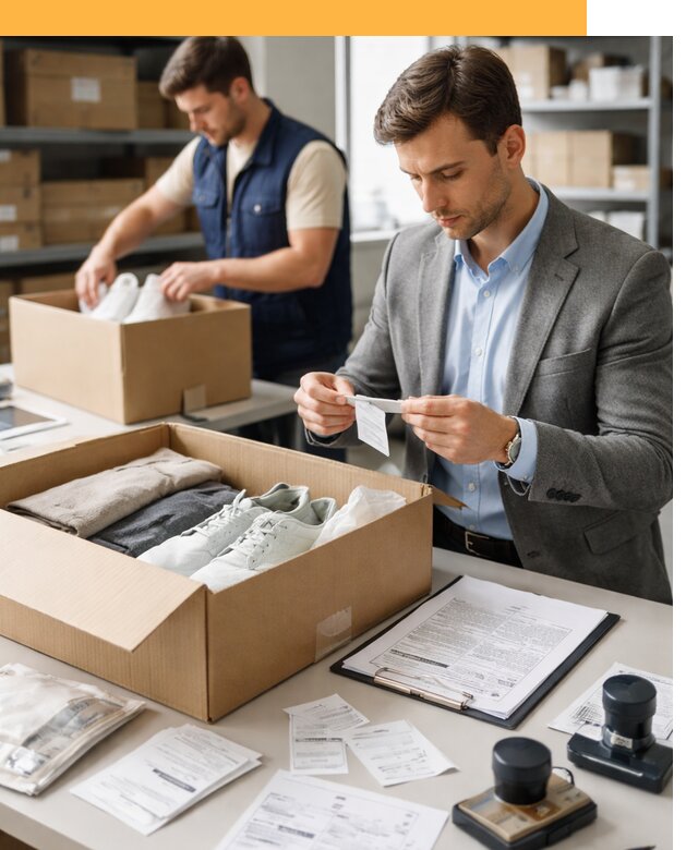 Таможенное оформление одежды и обуви по выгодной цене от 6567 руб