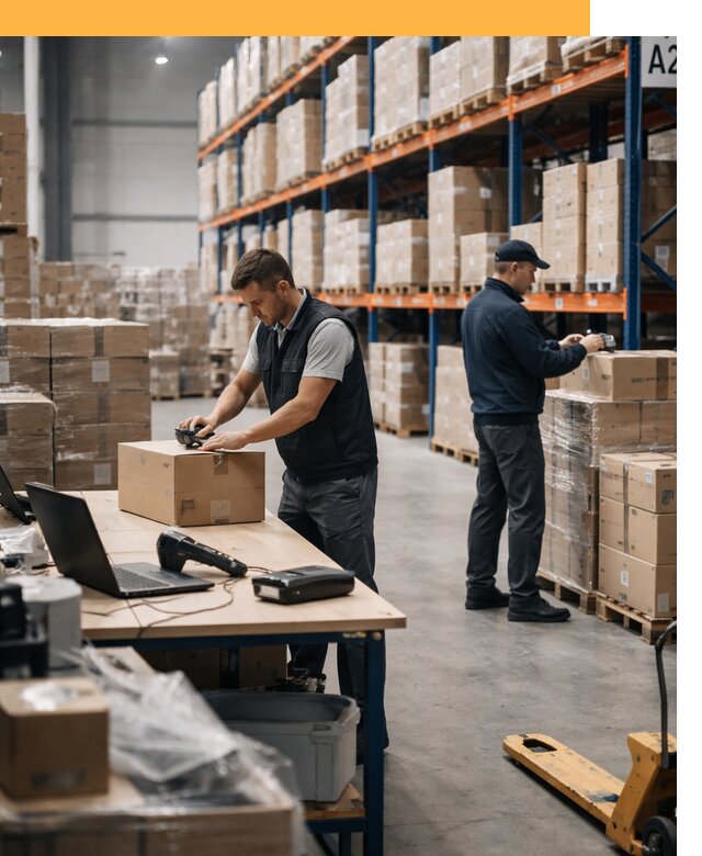 Склад консолидации в Европе: хранение, сортировка от 6567